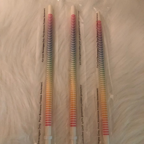 Starbucks Other - NWT Starbucks Rainbow Straws